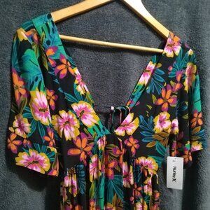 Hurley Fiji Fantasy Maxi Dress XS